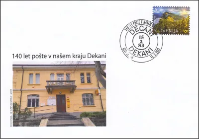 140 LET POŠTE V NAŠEM KRAJU DECANI - DEKANI